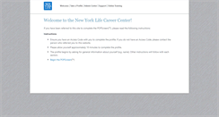 Desktop Screenshot of newyorklifecareers.com